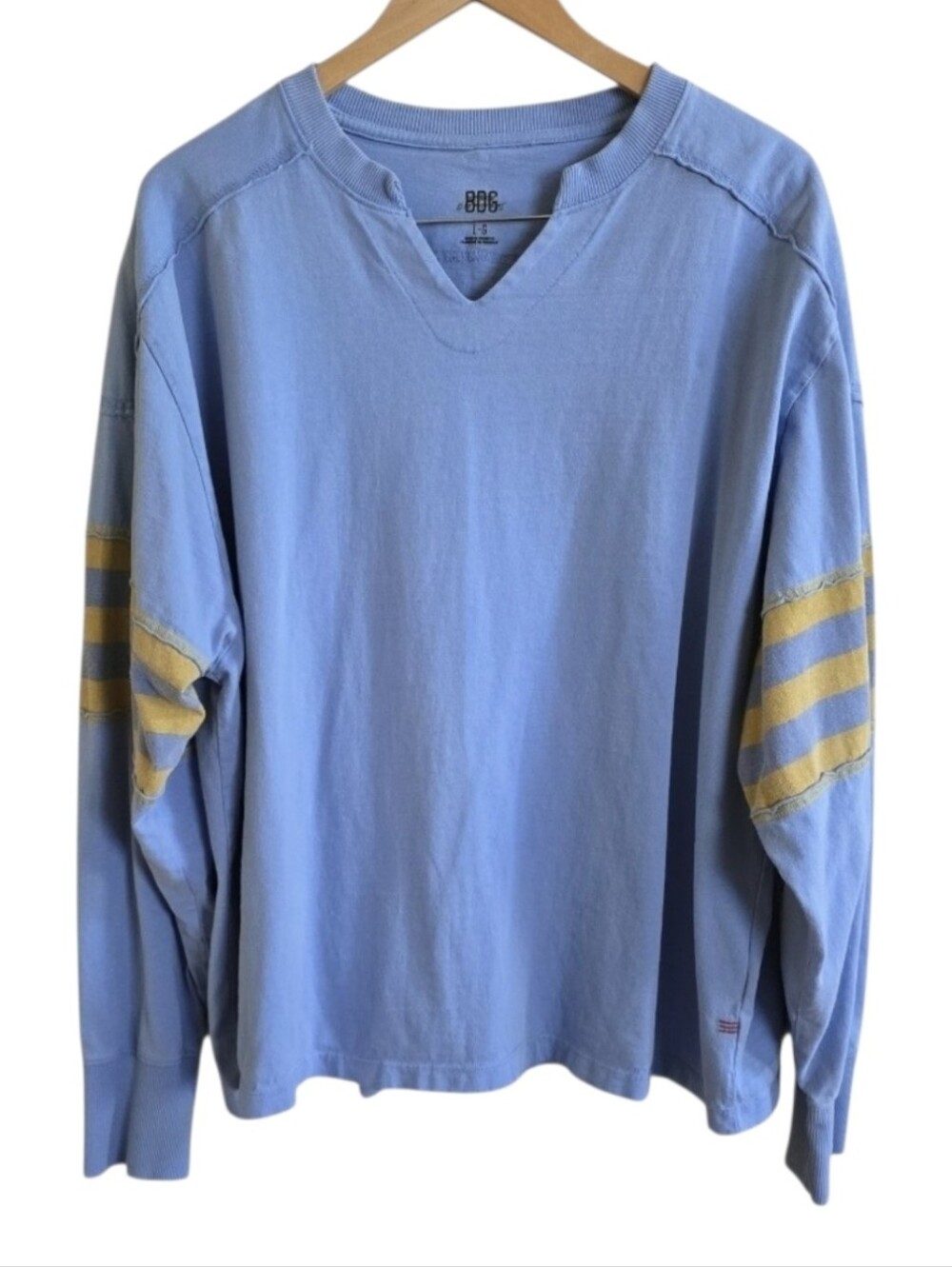Urban Outfitters BDG 100% Cotton Blue Oversized Long Sleeve Shirt. Size Large